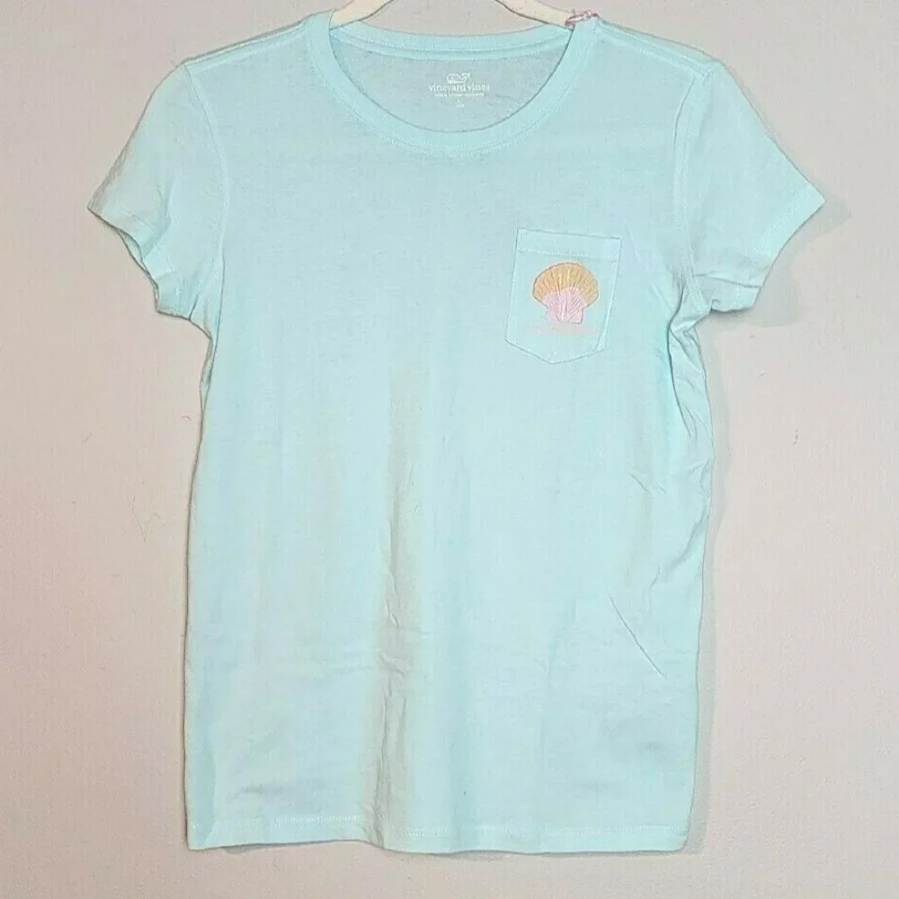 Vineyard Vines Girl t shirt Seashells size 14 / L